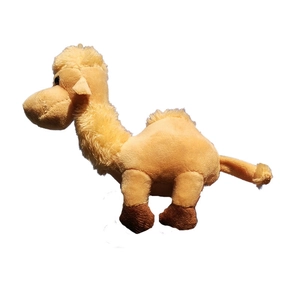 Cute yellow plush camel pendant soft toy for bags and backpacks gift decoration