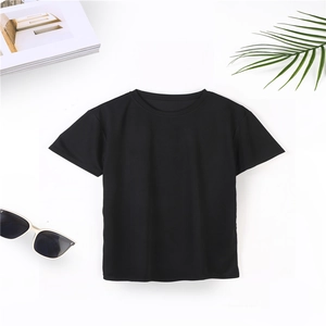 Men Short Sleeve T-Shirt Crew Neck Breathable Cotton Polyester Loose Fit Casual Sports Fitness Fashion Top