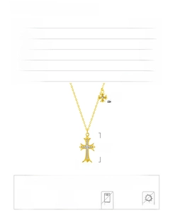 Detailed S925 sterling silver cross pendant specs with dimensions 19.3mm and 40+5cm length