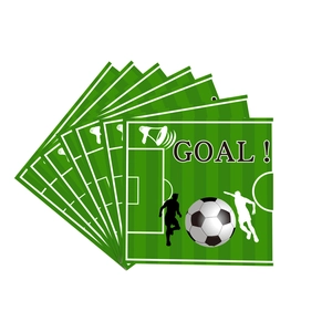Football themed party invitation cards and stickers with Goal design for sports celebrations