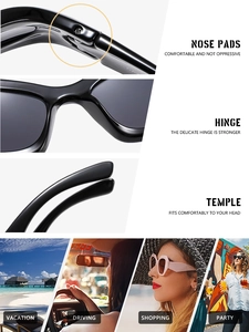 Close-up of sleek black frame hinges and integrated nose pads on sports sunglasses