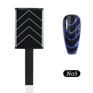 Cat eye nail magnet tool for 3D wave patterns and galaxy effect professional manicure