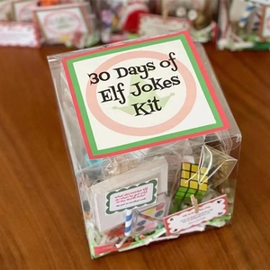 Kit Magique De Lutin De Noël Plastique Papier Nouveauté Fête De Vacances Accessoires De Blagues Drôles Activité Créatif