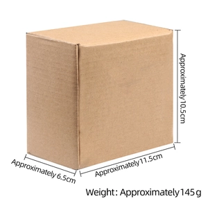Crystal Octopus craft in shipping box with dimensions 10.5x11.5x6.5cm and 145g weight