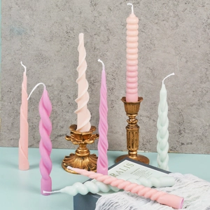 Stampo In Silicone Per Candele A Spirale Lunga DIY Per Candele Fatte A Mano Aromaterapia Gesso Artigianato
