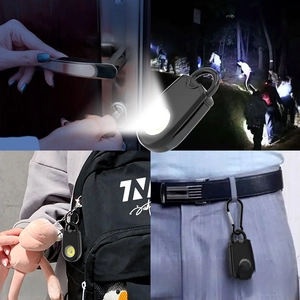 Portable COB LED keychain light for night walking, camping and emergency illumination