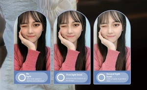 Detailed comparison of three adjustable LED light modes for professional selfie ring light