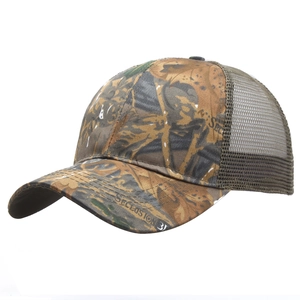 Outdoor jungle camouflage honkbalpet met ademend mesh en SECLUSION 3D-patroon