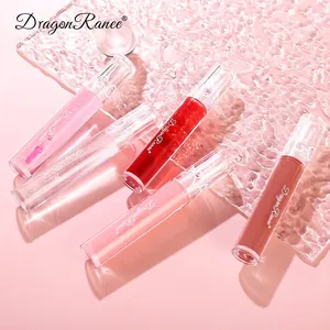 Dragon Ranee 5-piece mirror water light lip glaze set with sparkling glitter finish
