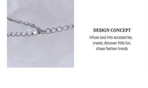 Detail of silver dual-layer bracelet with sparkling cubic zirconia and metallic bead chain