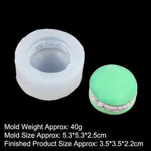 Silicone macaron mold dimensions with weight 40g and finished product size 3.5cm
