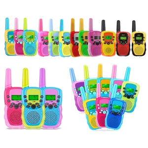 Multiple color options for T-388 handheld walkie talkie toys for children
