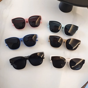 Kids Polarized Sunglasses UV400 Protection Retro Large Frame TPEE Resin Lens Fashion Outdoor For Boys Girls