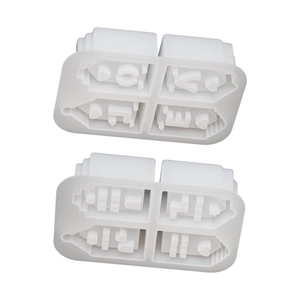 Silicone house molds for resin night light with 3D LOVE and heart patterns