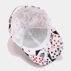 Dettagli interni del cappellino da baseball vintage con rete traspirante e cinturino