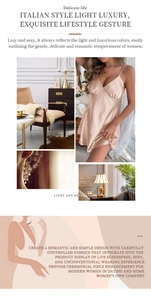 Détail de la nuisette en soie champagne montrant le col en V et la texture lisse du tissu