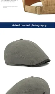Détail de la boucle métallique réglable et du tissu gaufré respirant de la casquette