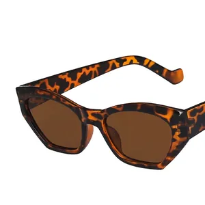 Vintage cat-eye tortoise sunglasses with brown lenses and durable metal hinges