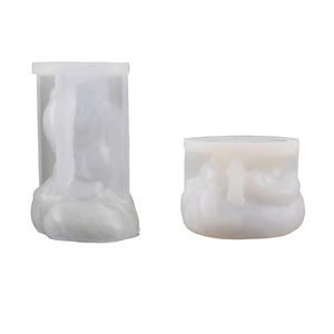 Moldes de silicona de dragón 3D para fabricación de velas y artesanía en resina
