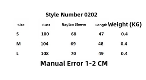 Detailed size chart for women long sleeve cardigan showing bust and length measurements