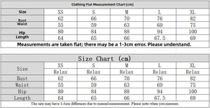Tabla de tallas con medidas de busto, cintura y cadera para el vestido de lentejuelas