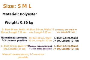 Detailed size chart showing S, M, L dimensions for pink sleeveless maxi dress
