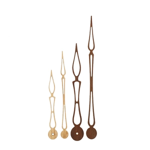 Hollow walnut and natural wood clock hands for DIY wall clock movement repair
