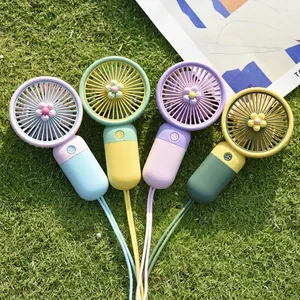 Mini Ventilatore Portatile Ricaricabile USB Piccolo Ventilatore Personale per Bambini Studenti Viaggio all'Aperto Design Simpatico Cartone Animato