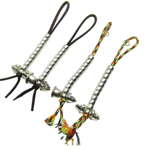 Compteurs de perles bouddhistes en argent tibétain avec pendentifs Vajra pour bijoux