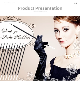 Classic 1920s vintage long cigarette holder prop for Great Gatsby party costumes