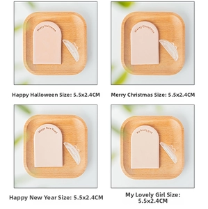 Detail view of 5.5x2.4cm curved holiday cookie stamp tools with acrylic handles