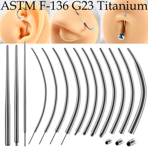 Body Piercing Insertion Taper Solid G23 Titanium Threaded Pin Helper Tool For Belly Ring Labret Earring Jewelry