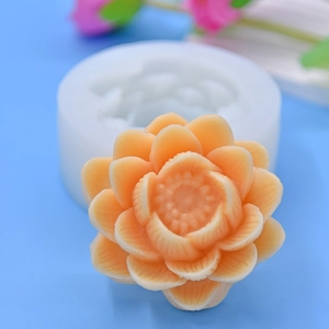 Stampo in silicone a forma di loto per torte fai-da-te, mousse, cioccolato o sapone decorativo
