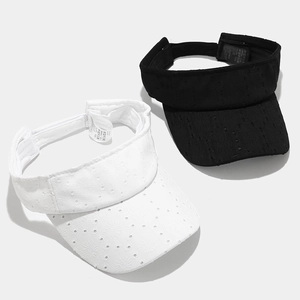 Sonnenvisier Hut Atmungsaktives Perforiertes Mesh Verstellbare Leere Top Sportkappe Für Tennis Laufen Golf Outdoor Sonnenschutz
