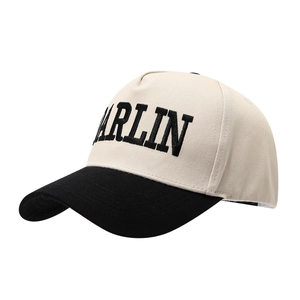 Klassische Kontrast-Trucker-Mütze mit ARLIN 3D-Stickerei und Baumwoll-Twill-Finish