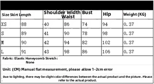 Detailed size chart with measurements for the long sleeve pleated mini dress for women