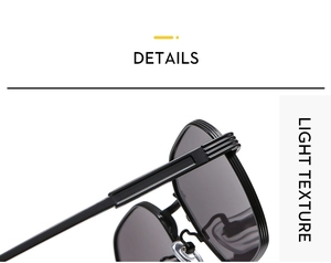 Detail view of small metal sunglasses featuring textured frame and light nose pads