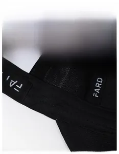 Detailed close-up of the breathable interior mesh and widened sweatband of the baseball cap