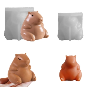 Capybara Silicone Mold 3D Animal Shape For DIY Scented Candle Soap Resin Casting Cake Decorating Fondant Baking