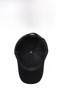 Detail of warm fleece lining and protective ear flaps on a winter baseball cap