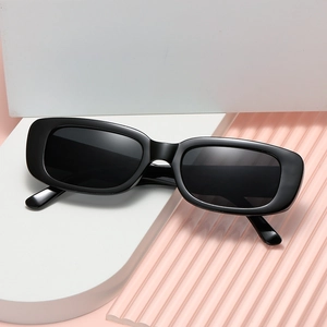 Retro Rectangular Sunglasses PC Frame UV400 Protection Y2K Fashion Small Square Frame For Men And Women
