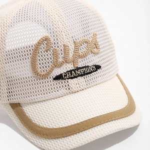 Toddler breathable mesh baseball cap with Cubs embroidery and Champions logo detail