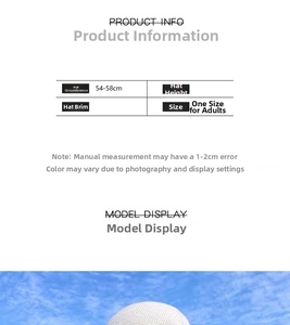 Size guide for warm knitted winter beanie with 54-58cm head circumference specifications