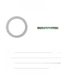 Detailed S925 silver moissanite ring specifications with 37 pieces of RS1.6 gemstones