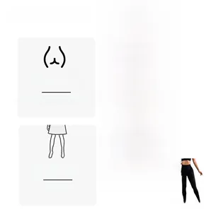 Détail du legging de yoga sans couture haute densité avec tissu extensible pour galber