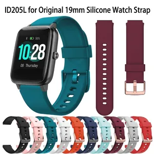 Silicone Watch Band Sport Replacement Strap Soft Breathable Waterproof Smartwatch Accessory Quick Release Design