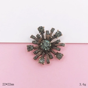 Makroaufnahme von 22mm Vintage-Strassanhänger für DIY-Handyhüllen und Schuh-Accessoires