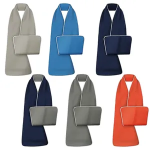Waterproof adult bib scarf in multiple colors for elderly protection and dining