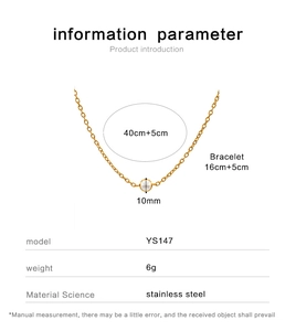 Detailansicht der 10mm Perlenanhänger-Maße für Edelstahl-Halskette und Armband