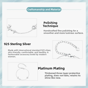 Close-up of S925 sterling silver dachshund bracelet with polished heart charm